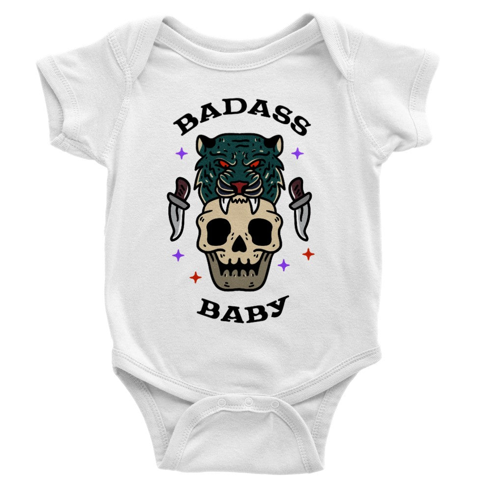 Badass Baby, Cool Tattoo Style Bodysuit
