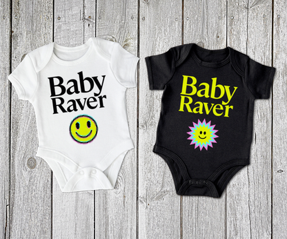 Baby Raver 90s Acid House culture Bodysuit
