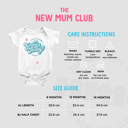Future Hippie, Just Like Mum! Baby bodysuit