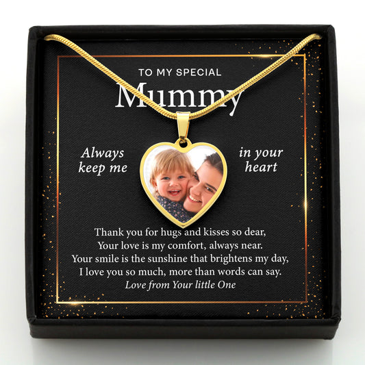 To My Special Mummy Photo Necklace Pendant